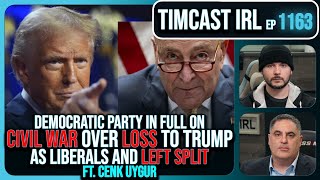 Democratic Party In CIVIL WAR Over Loss To Trump Liberal Media BREAKS wCenk Uygur Timcast IRL [upl. by Floris]