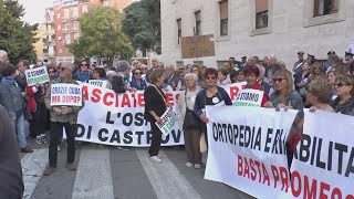 PROTESTA ALLASP PER LOSPEDALE DI CASTROVILLARI [upl. by Milburr]