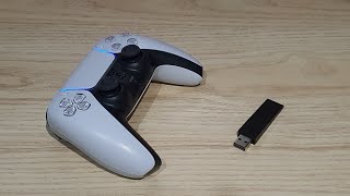 Can you connect PS5 DualSense Controller to PC with DualShock 4 USB Wireless Adapter  Dongle [upl. by Jami]