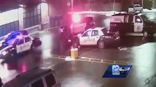 Surveillance video shows police presence at Walgreens [upl. by Daahsar]