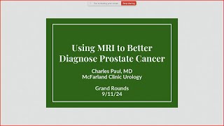 Using MRI to Better Diagnose Prostate Cancer 91124 [upl. by Euphemia]