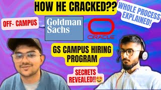 Tips to crack Goldman Sachs Engineering Campus Hiring Program Internship Guide 202324 [upl. by Amuh]