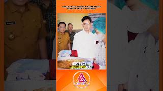 WAPRES GIBRAN TINJAU PROGRAM MAKAN BERGIZI GRATIS DI SMKN 3 TANGERANG videoviral shortvideo fyp [upl. by Bowerman152]