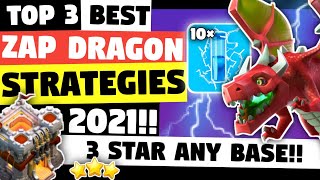 TH11 Zap Dragon Attack Strategy 2021  Best Town Hall 11 Dragon War Attack  Clash Of Clans [upl. by Ettennek976]