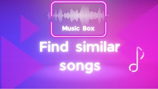 How to find similar songs from a single song [upl. by Anitnauq]