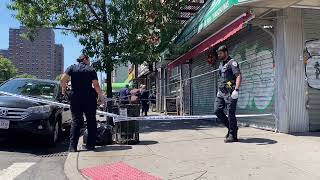 Person Stabbed Outside Cuchifritos Restaurant in East Harlem  NYC [upl. by Groves]