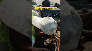 70 tan crane hydraulic pump repairing mechanic hard workin Short videocrane please like comment [upl. by Winn]