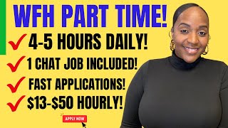 🏃🏾‍♀️45 HOURS A DAY PART TIME JOBS NO PHONE INCLUDED 1350 HOURLY WORK FROM HOME JOBS 2024 [upl. by Airod]