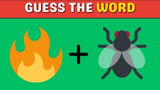 Guess the Word by Emoji  Emoji Quiz [upl. by Rehpotsirc]