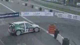 Monza Rally Show 2005  Valentino Rossi vs Colin McRae [upl. by Ahsenak]