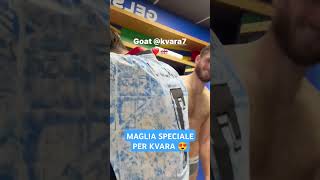 KVARATSKHELIA indossa una MAGLIA SPECIALE dopo GEORGIA PORTOGALLO 🇬🇪🇵🇹  Guardate di chi è 😍 [upl. by Llevron]