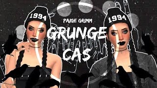 The Sims 4 Bad Gal Grunge CAS  Full CC List [upl. by Ytissac]