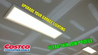 Artika Skylight UltraThin LED Panels from Costco  Upgraded Garage Lighting [upl. by Nittirb]