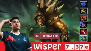 DOTA 2 Wisper the BRISTLEBACK OFFLANE 737e [upl. by Ragg]