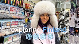 ❄️🏔️Finland vLog 2024  Maryam and Fatima once visited the astonishing white country Finland🩵🧊 [upl. by Annauqaj]