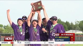 DIV IV Baseball Fort Recovery Stuns Leipsic 51 Indians Advance to State for First Time Since [upl. by Wendelin]