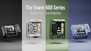 Thermaltake The Tower 600 Series Chassis Product Animation [upl. by Aryajay]