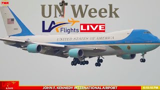 🔴LIVE JFK AIRPORT ACTION  John F Kennedy International  Live Plane Spotting [upl. by Nitsur368]