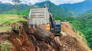 Watch This Excavator Build a New Road in Just a Few Hours  Excavator Videos  Excavator Planet [upl. by Aiz]