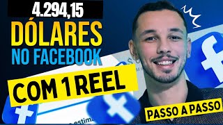 COMO MONETIZAR SEUS REELS NO FACEBOOK [upl. by Elsi]