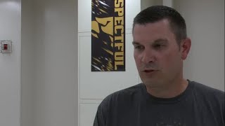 Gabe Garman full interview at introduction as Churubusco boys basketball head coach [upl. by Trudi]