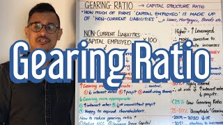 Gearing Ratio Capital Structure Ratio [upl. by Anivla]