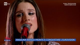 Angelina Mango pronta a conquistare lEurovision  La vita in diretta 07052024 [upl. by Waddell213]