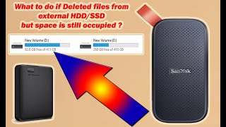 Deleted hdd ssd data space not increasing [upl. by Nnyllatsyrc]