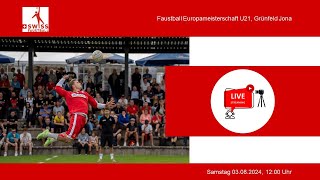 Faustball Europameisterschaft U21 Grünfeld Jona Tag 2 [upl. by Llieno]