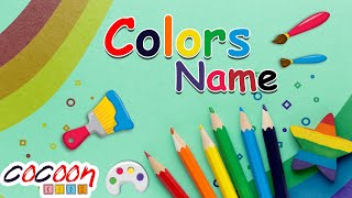 Learn Colors Name with Spelling  Color Learning Video  Colors Name for Kids  Colours for Children [upl. by Maitland]