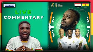 LIVE COMMENTARY amp DISCUSSIONS GHANA🇬🇭 VS 🇪🇬EGYPT2023 AFCON TOURNAMENT [upl. by Auehsoj]