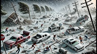 Shocking Natural Disaster Caught On Camera Hailstorm In The World [upl. by Hance826]