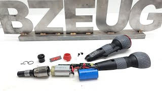 Teardown of VESSEL 3Speed Electric Ball Grip Screwdriver 220USBP1 Why so much bit wobble [upl. by Acissehc673]