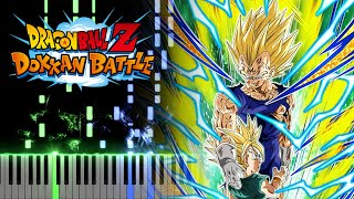 INT Majin Vegeta Intro OST  DBZ Dokkan Battle  Piano Tutorial [upl. by Acenes]