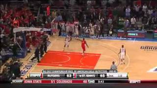 Rutgers vs St Johns controversial ending Big East Tournament  YouTube4flv [upl. by Amlus239]