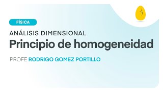 Principio de Homogeneidad  Física  Análisis Dimensional  Video 1  Egg Educación [upl. by Lledner]