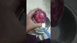 Wax on apple be careful 😯 while eating apple [upl. by Minor]