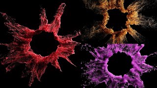 Advection Shockwaves in X Particles and Cinema 4D [upl. by Dnivra]