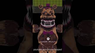 Nightmare Fredbears Missing Body in FNAF [upl. by Zerep]