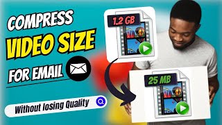 How to Compress Video for Email ✉ Without Losing Quality 2024 NEW [upl. by Viviane47]