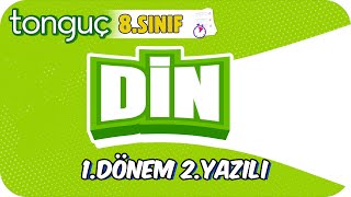 8Sınıf Din 1Dönem 2Yazılıya Hazırlık 📝 2024 [upl. by Ocir857]