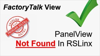 Rockwell  PanelView Not In Device List [upl. by Irok]