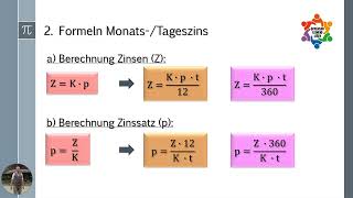 Zinsrechnung2Monats und Tageszinsen [upl. by Maryrose]