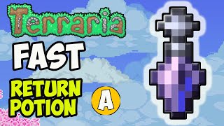 Terraria How To Get POTION OF RETURN  Terraria how to make Potion of Return FULL GUIDE [upl. by Guinn710]