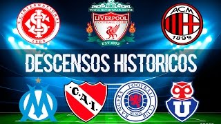 Los Descensos Históricos en el Futbol Internacional  Parte 2 [upl. by Adeys]