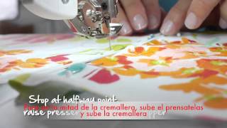 Tutorial del prensatelas de cremalleras [upl. by Nuahsyar266]