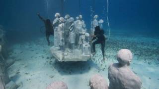 Jason deCaires Taylor and Museo Subaquatico de Arte [upl. by Kinemod]