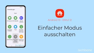 Einfacher Modus ausschalten  Huawei Android 10  EMUI 12 [upl. by Nillad686]