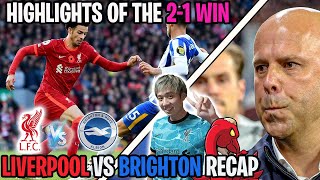 SI VIBRATES  Liverpool v Brighton Match Highlights 21 RECAP [upl. by Yendor]