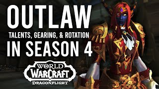 The MOST POPULAR Rogue Spec In Season 4 Outlaw PvE Guide Stats Rotation Talents Gear And More [upl. by Ebby]